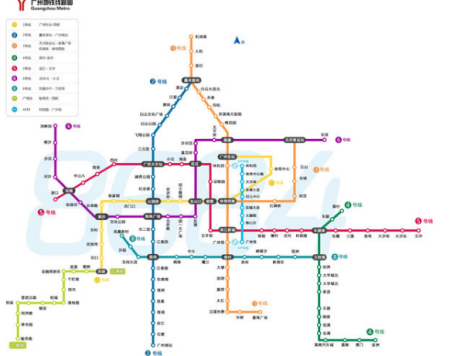 广州18号线线路图 广州地铁线路图